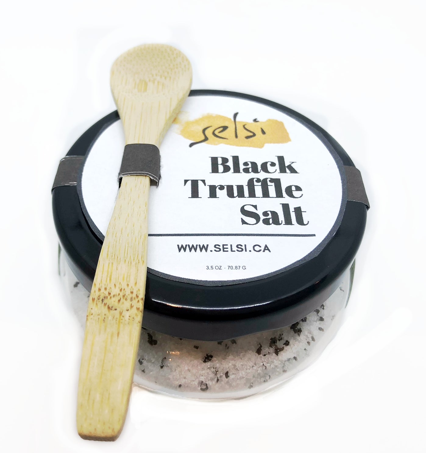 Black Truffle Salt with Spoon